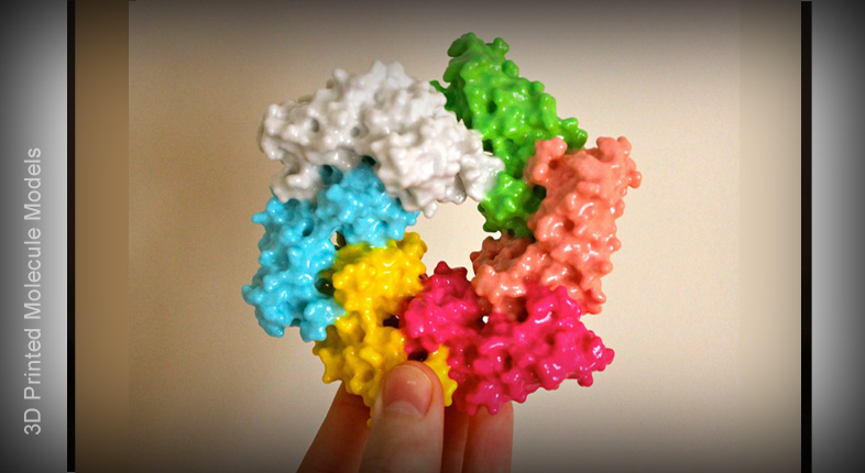 3D Printed Molecule Models